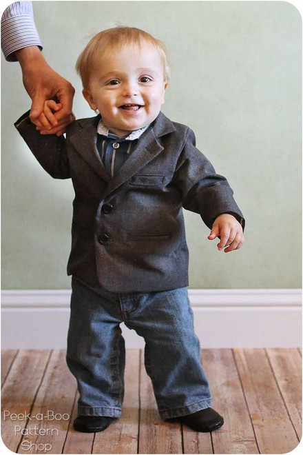 Little Gentleman Suit Jacket Pattern | PDF Sewing Pattern