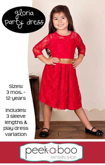 Gloria Party Dress Pattern 