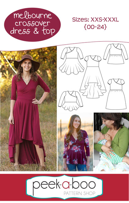 Melbourne Crossover Dress and Top Pattern 