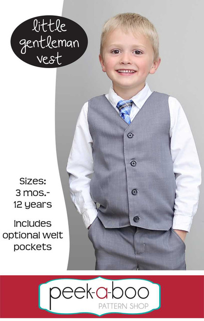 Little Gentleman Vest Pattern 