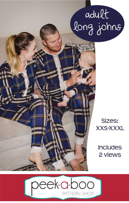 Adult Long Johns Pattern 