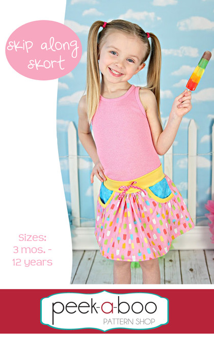 Skip Along Skort Sewing Pattern