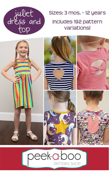 Juliet Dress & Top Pattern | PDF Sewing Patterns