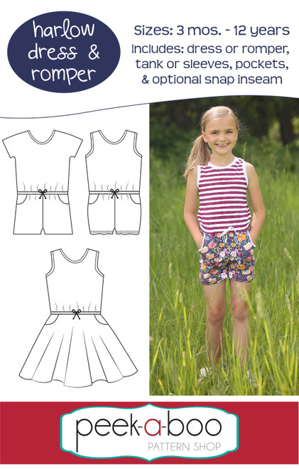 Harlow Dress and Romper Pattern 