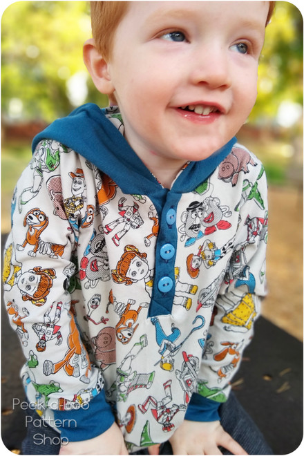 Declan Kid's Pullover Pattern | PDF Sewing Pattern