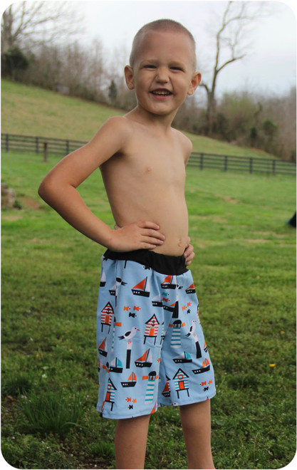 Santa Cruz Board Shorts Pattern | PDF Sewing Pattern