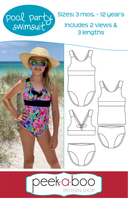 Pool Party Swimsuit Pattern 