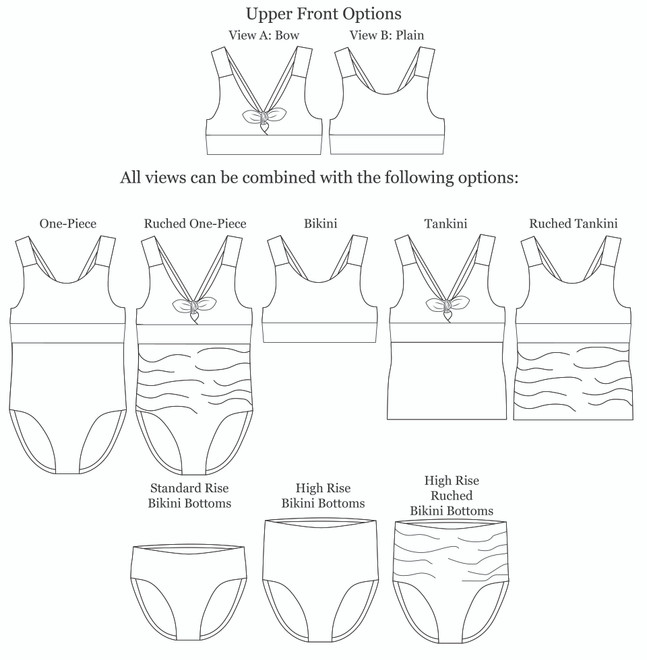 Paradise Women's Swimsuit Pattern | PDF Sewing Patterns
