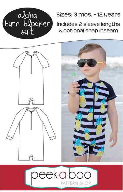 Aloha Burn Blocker Suit Pattern 