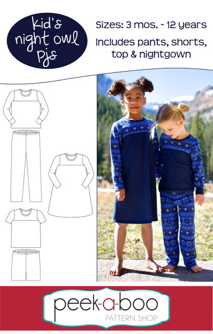Kid's Night Owl PJs 