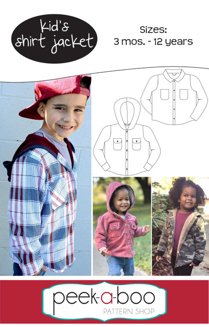 Kid's Shirt Jacket Pattern 