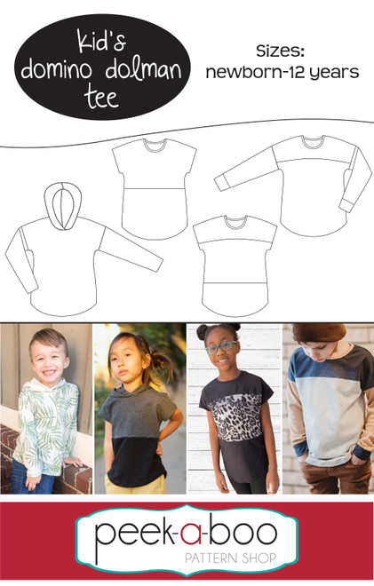 Kid's Domino Dolman Pattern 