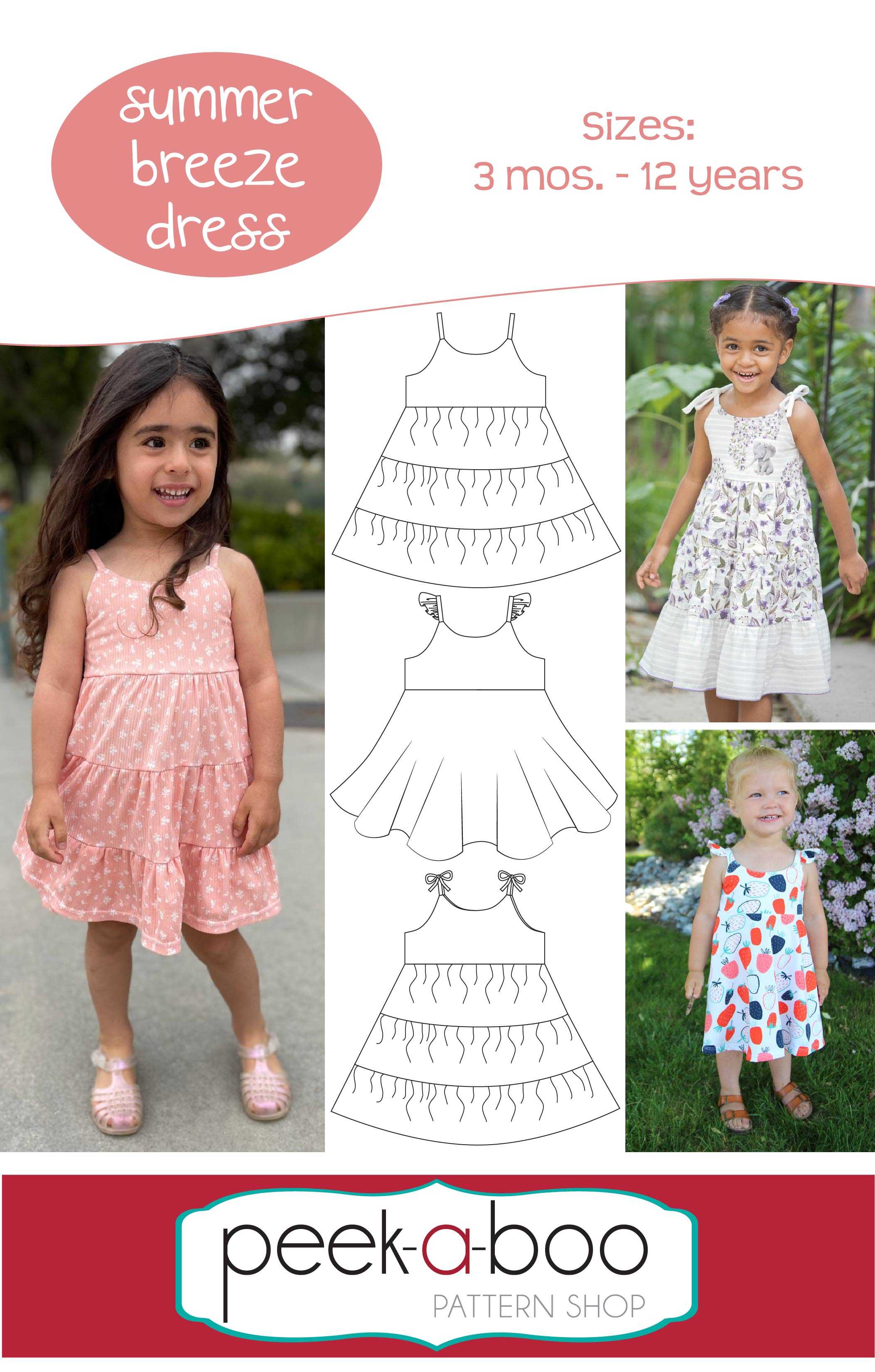 flowy summer dress pattern Easy Boho Summer Dress main image 0
