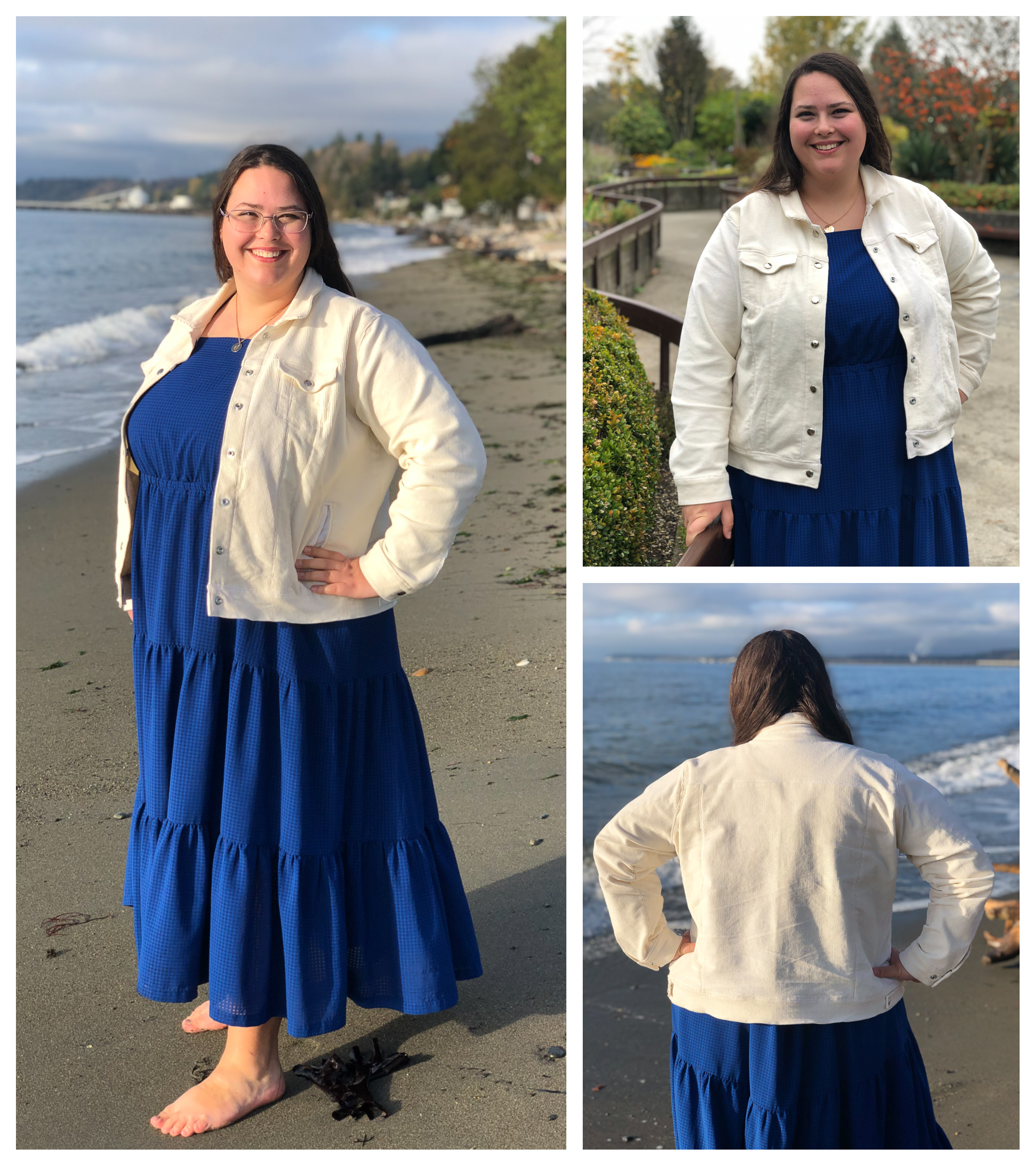 Women's Denim Jacket Sewing Pattern - Peek-a-Boo Pattern Shop