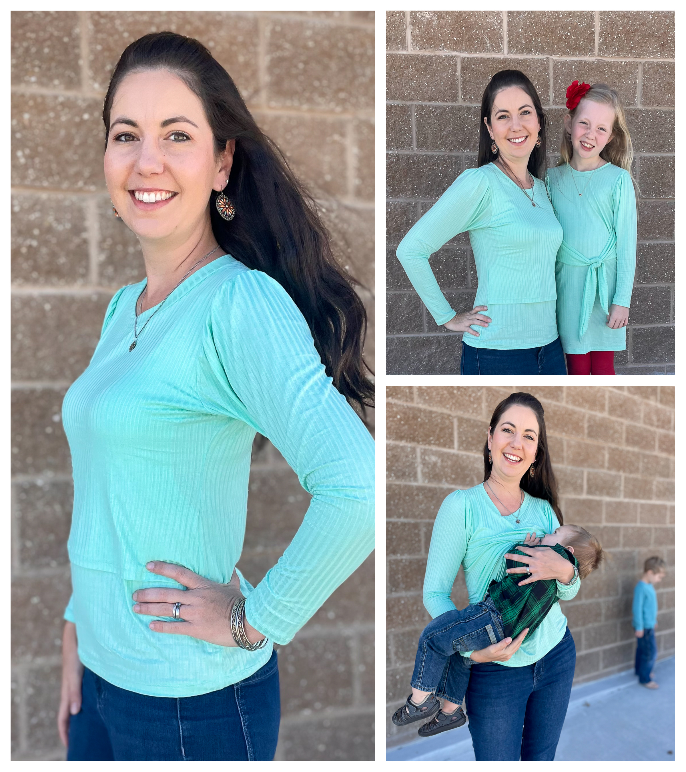 Women's Genevieve Top & Dress Pattern - Peek-a-Boo Pattern Shop