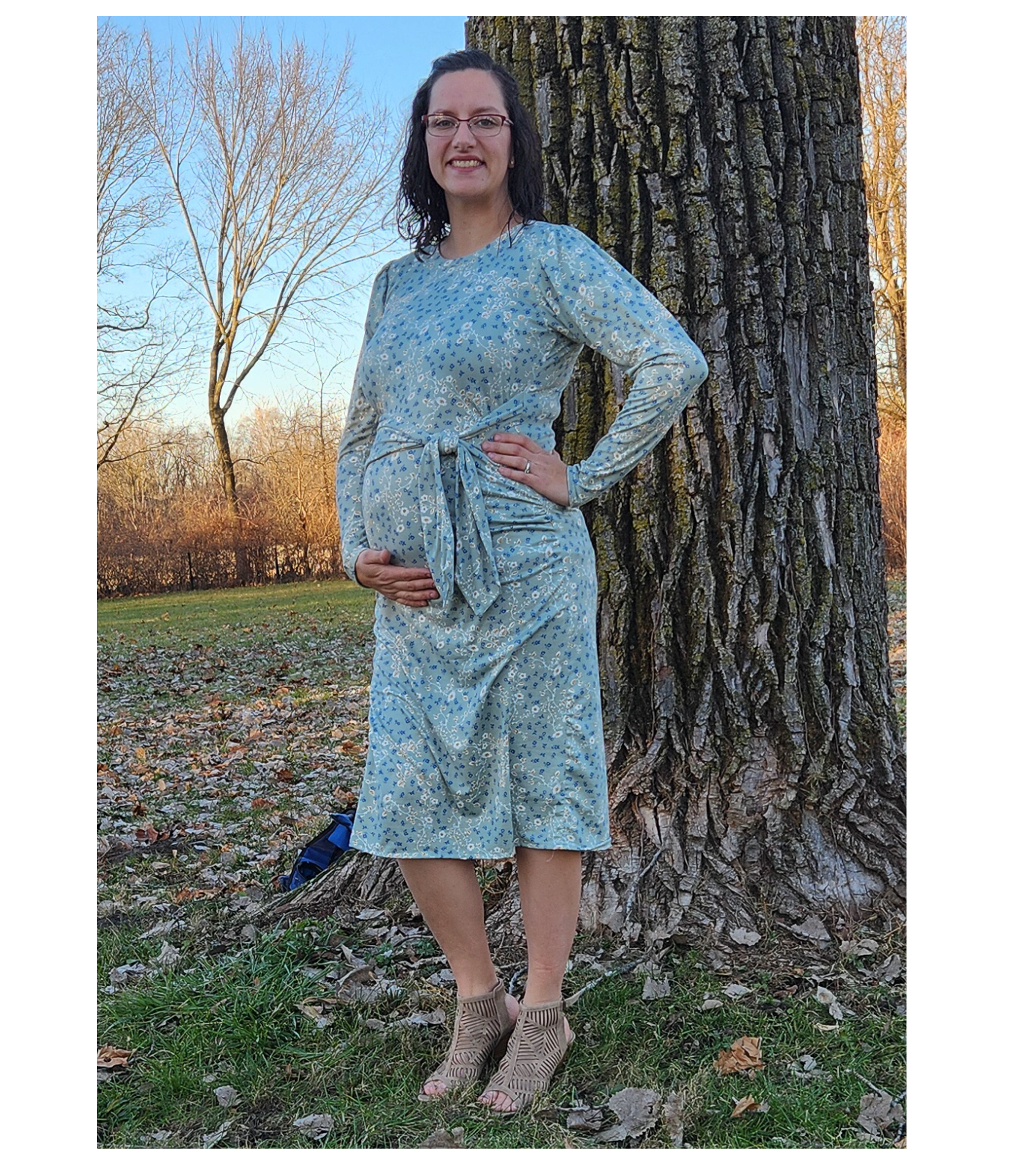 Women's Genevieve Top & Dress Pattern - Peek-a-Boo Pattern Shop