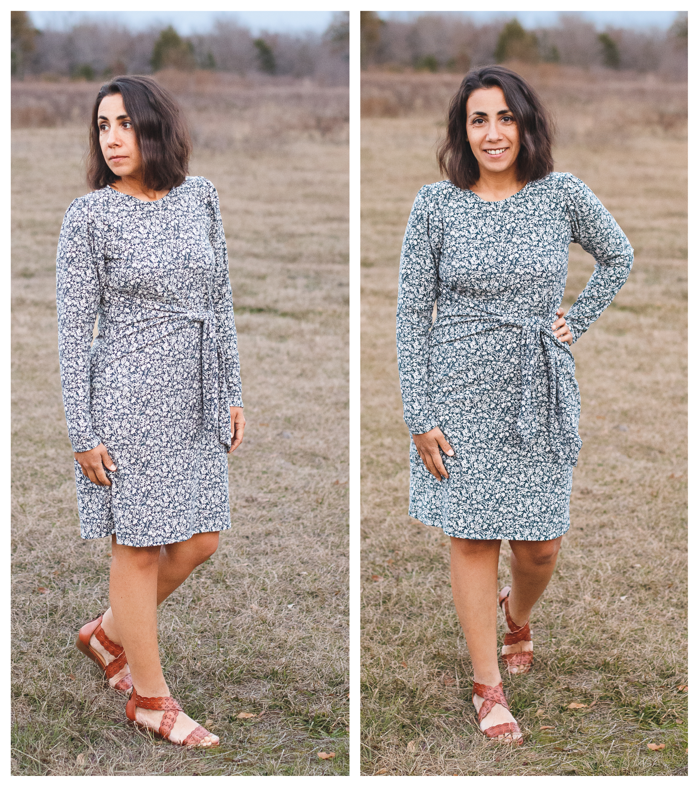 Women's Genevieve Top & Dress Pattern - Peek-a-Boo Pattern Shop