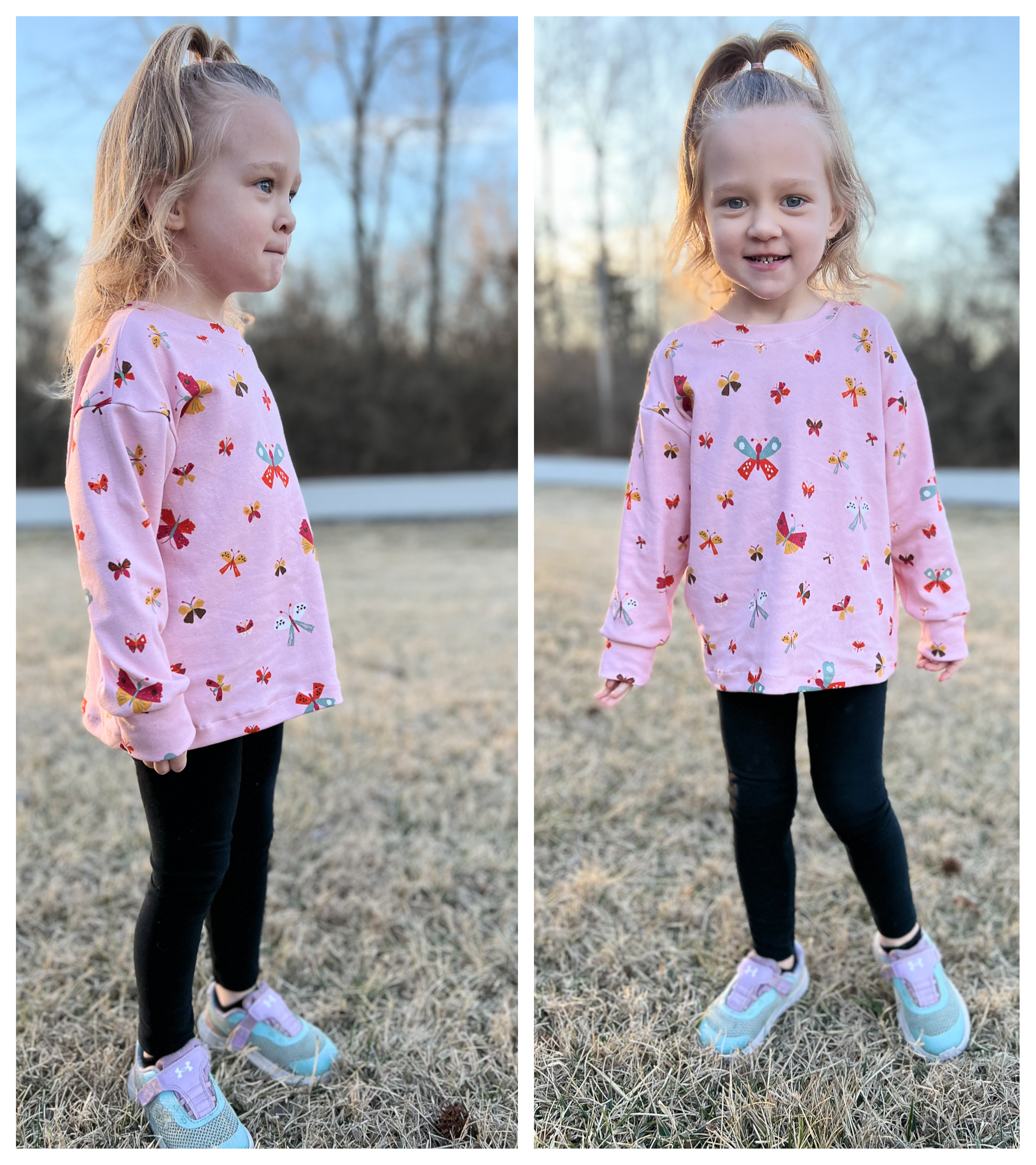 Kid's OG Oversized Tee Pattern - Peek-a-Boo Pattern Shop