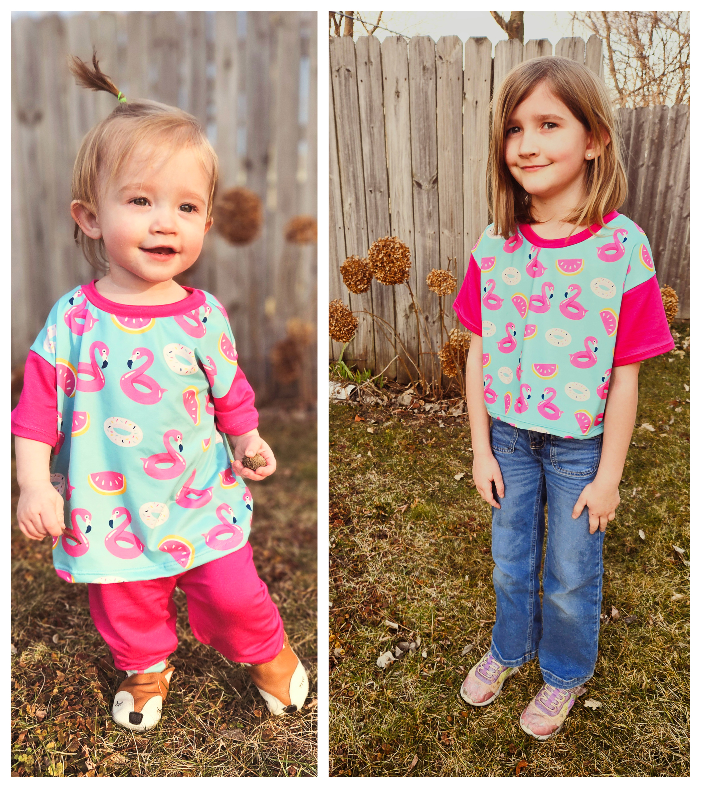 Kid's OG Oversized Tee Pattern - Peek-a-Boo Pattern Shop