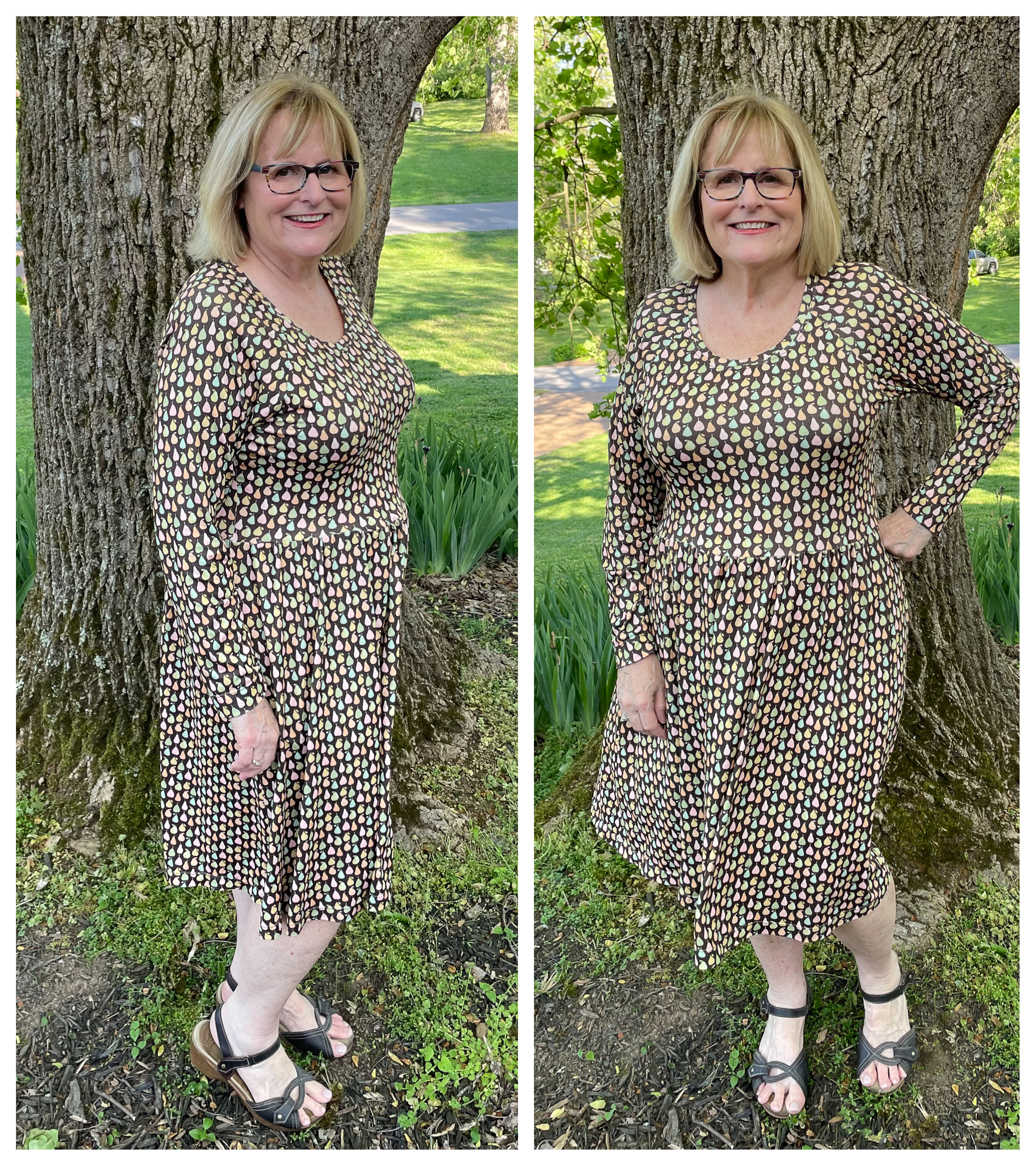 Women's Raglan Dress Pattern - Peek-a-Boo Pattern Shop