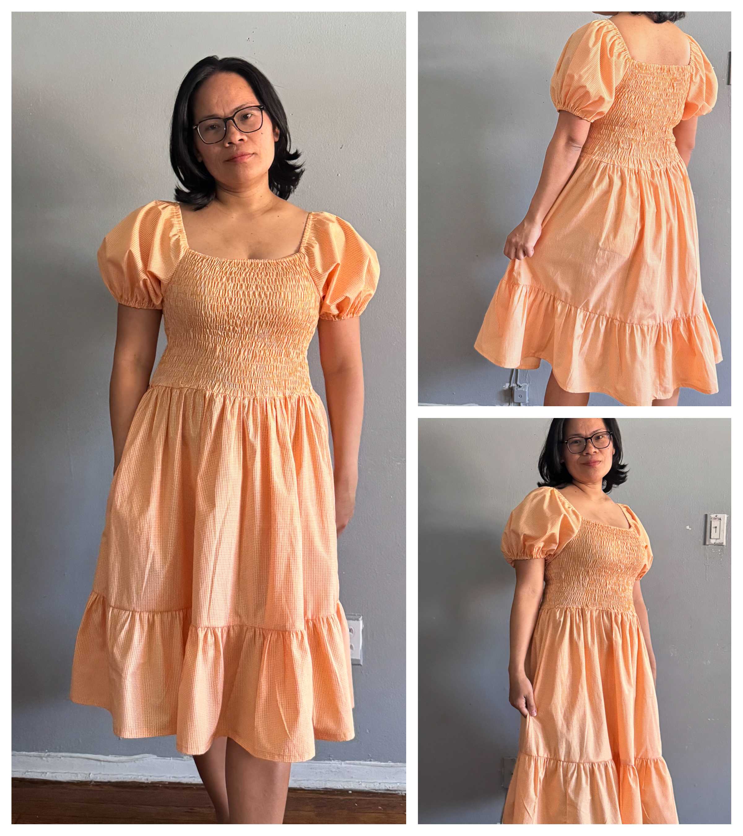 Rosebud Women's Shirred Dress Pattern | PDF Pattern