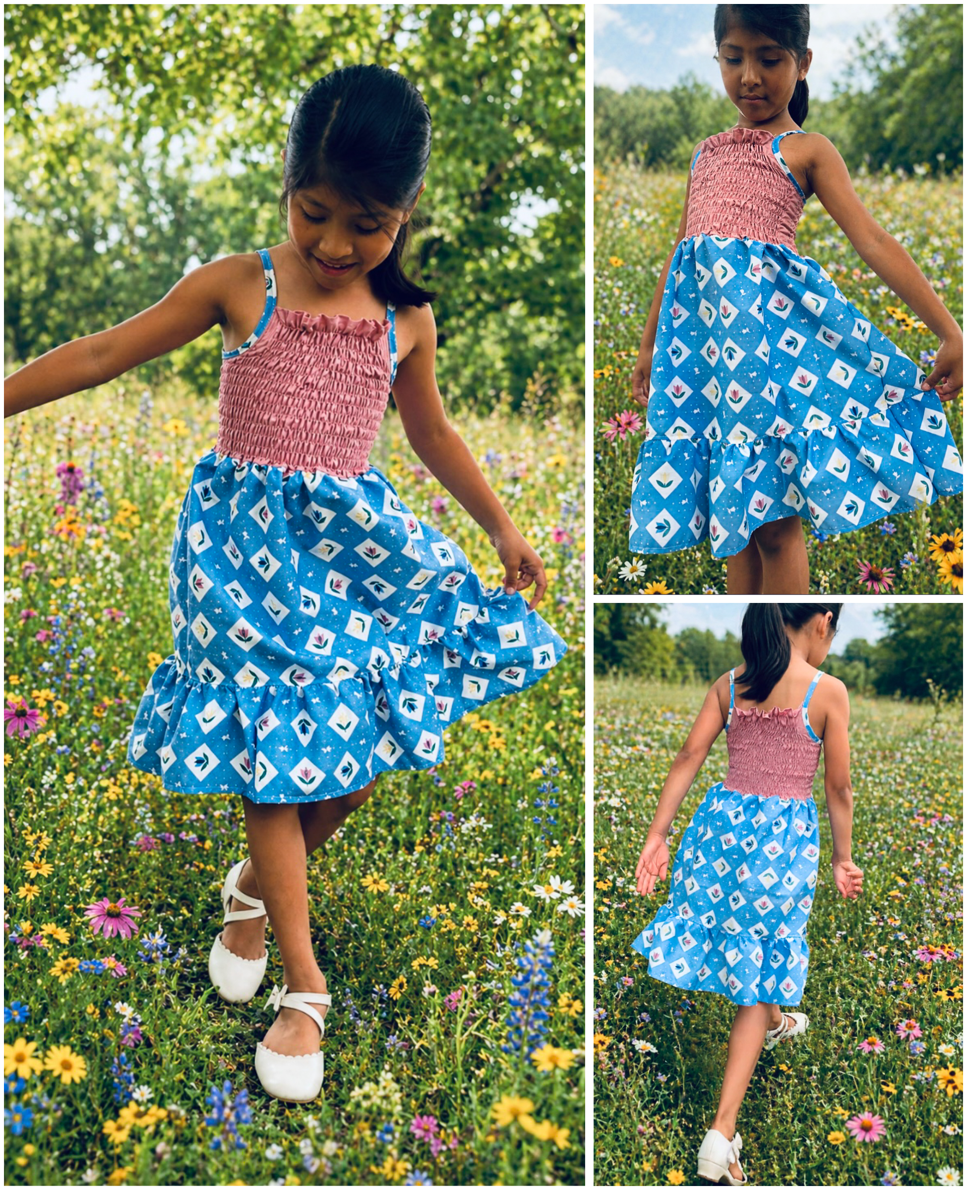 Marigold Romper & Dress Pattern - Peek-a-Boo Pattern Shop