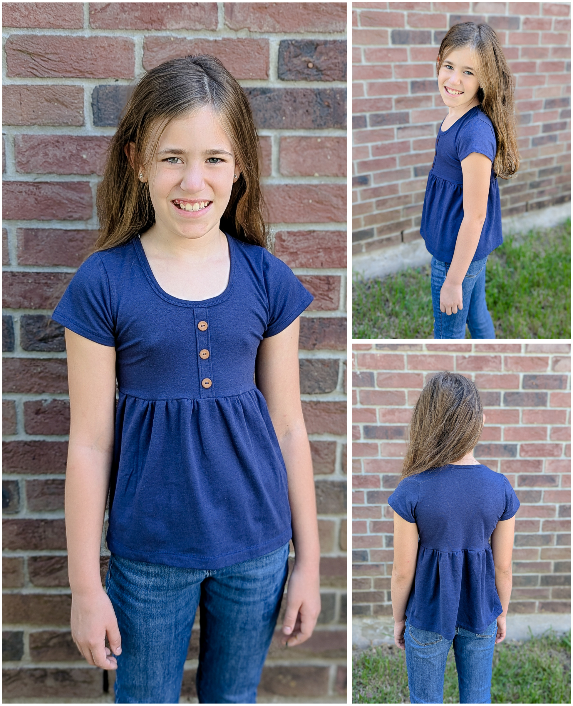 Girl's Babydoll Top Pattern - Peek-a-Boo Pattern Shop