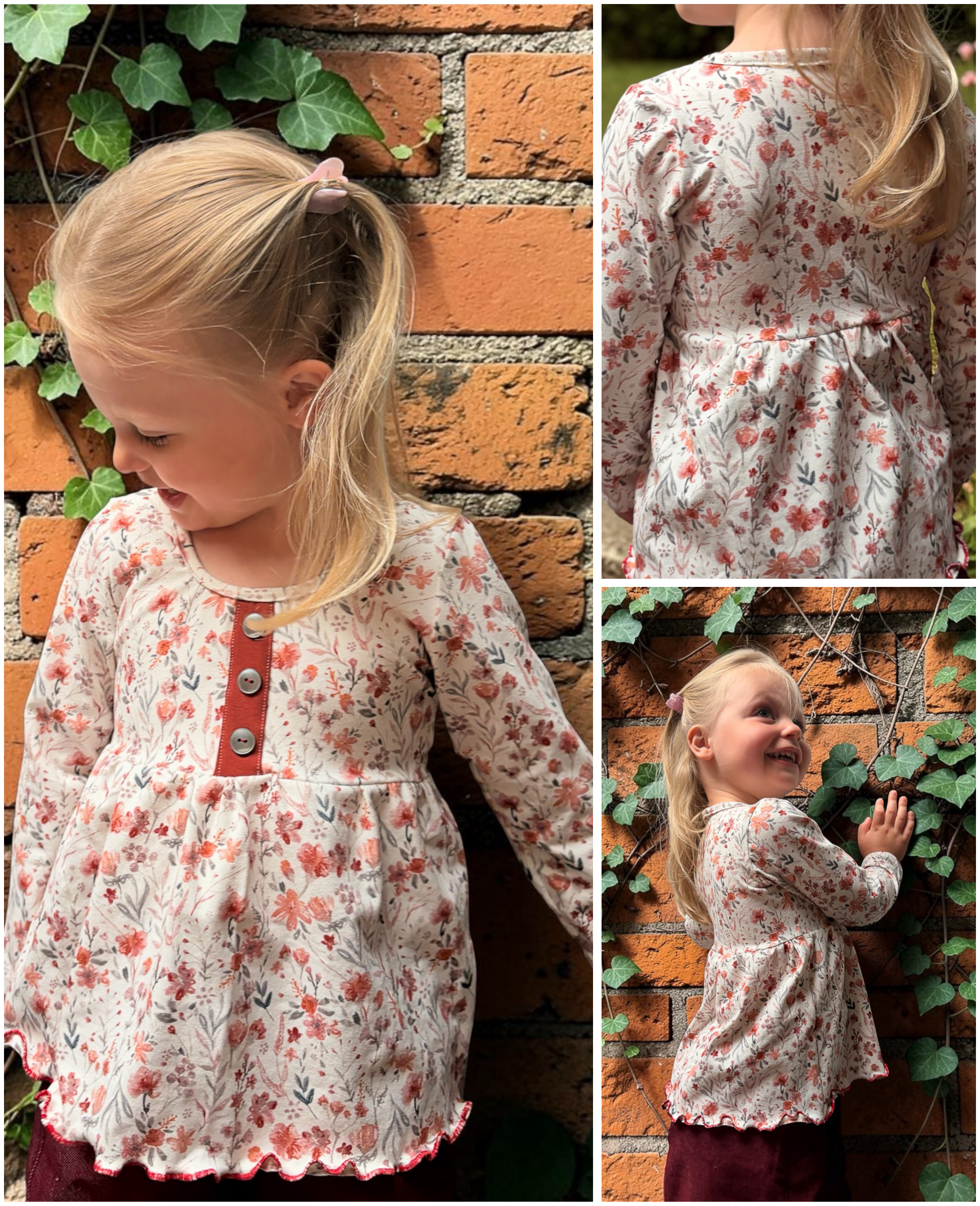 Girl's Babydoll Top Pattern - Peek-a-Boo Pattern Shop