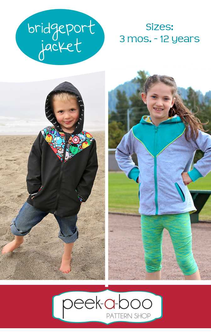Bridgeport Windbreaker Jacket Pattern | Peek-a-Boo Pattern
