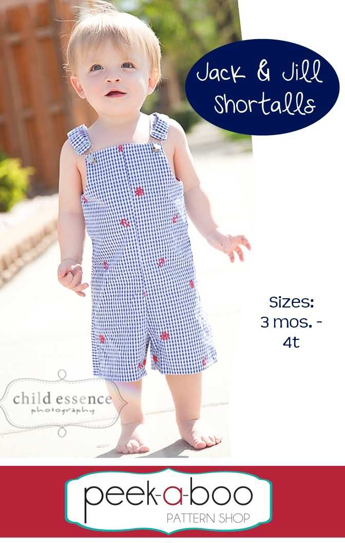 Seersucker Outfit Boys Shortall Summer Baby Clothes 