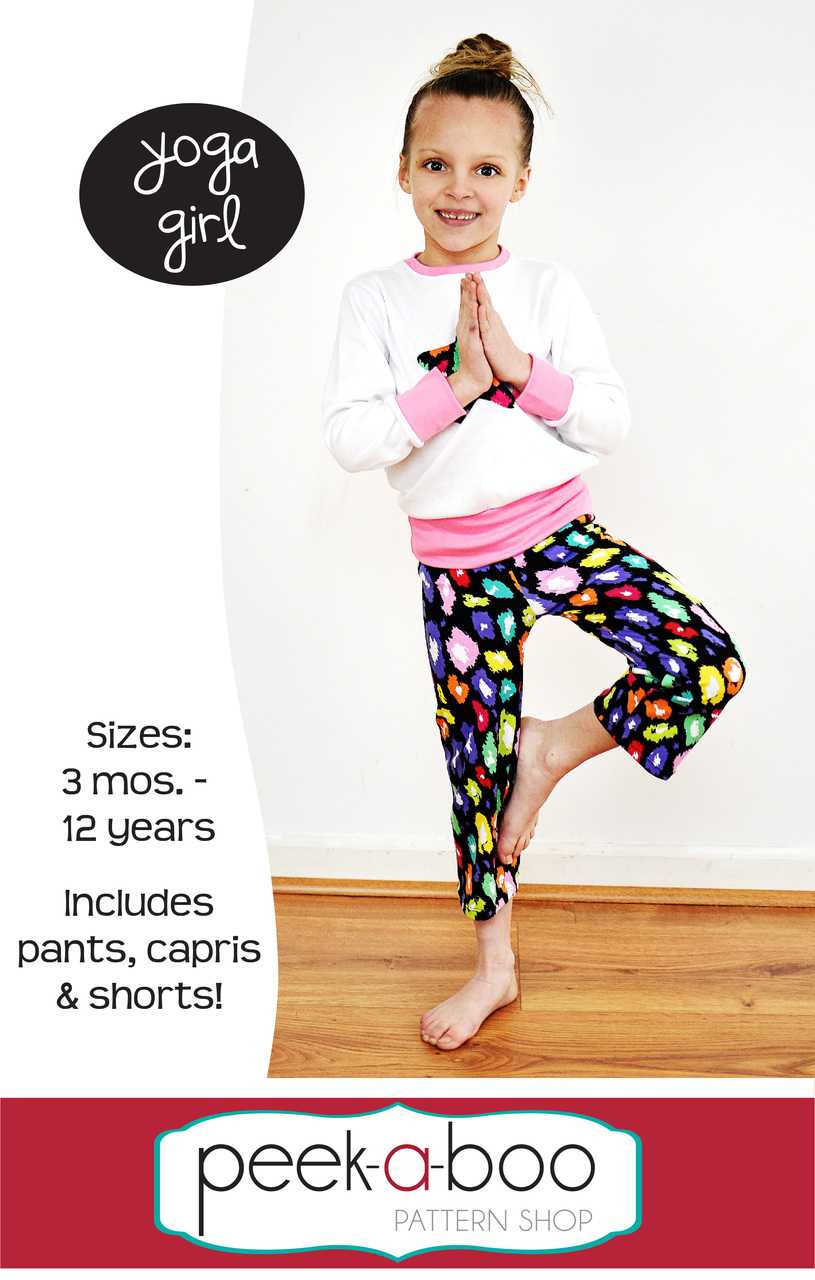 Girl's Yoga Pants Pattern