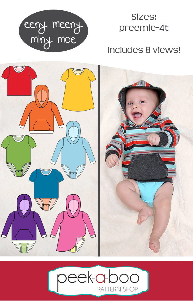 Eeny Meeny Miny Moe Bodysuit Pattern | PDF Sewing Pattern