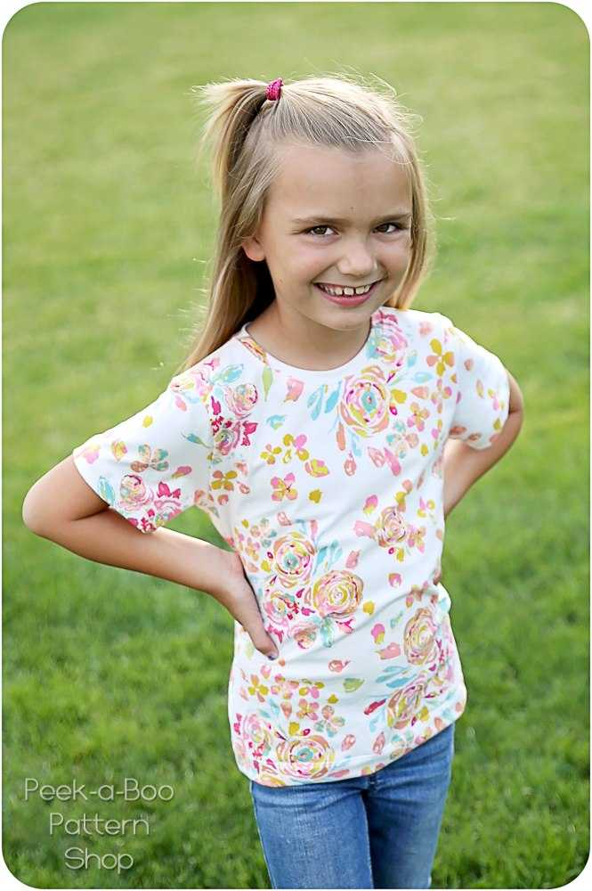 Classic Ringer Tee Pattern | PDF Sewing Pattern