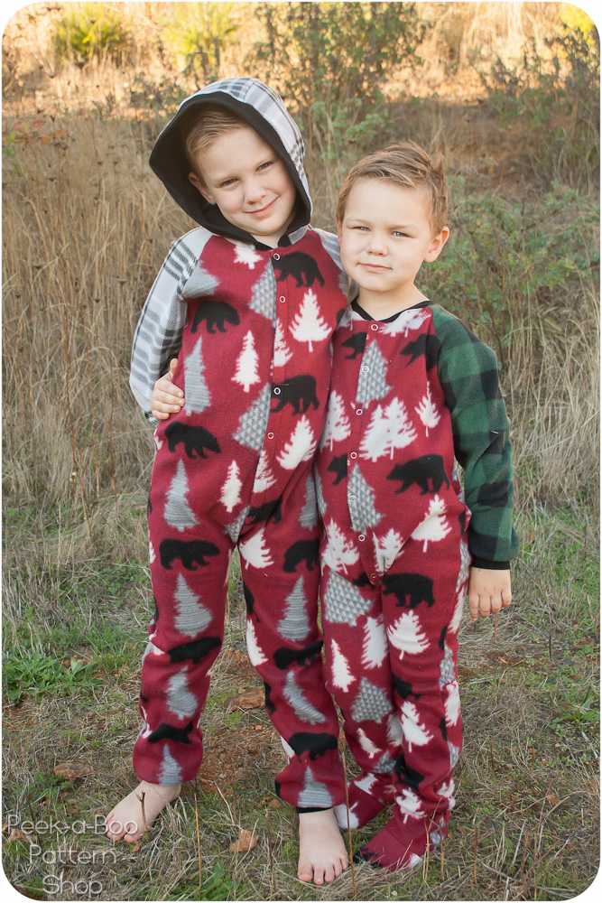 Cozy Kid Coverall Pattern | Peek-a-Boo Pattern Shop