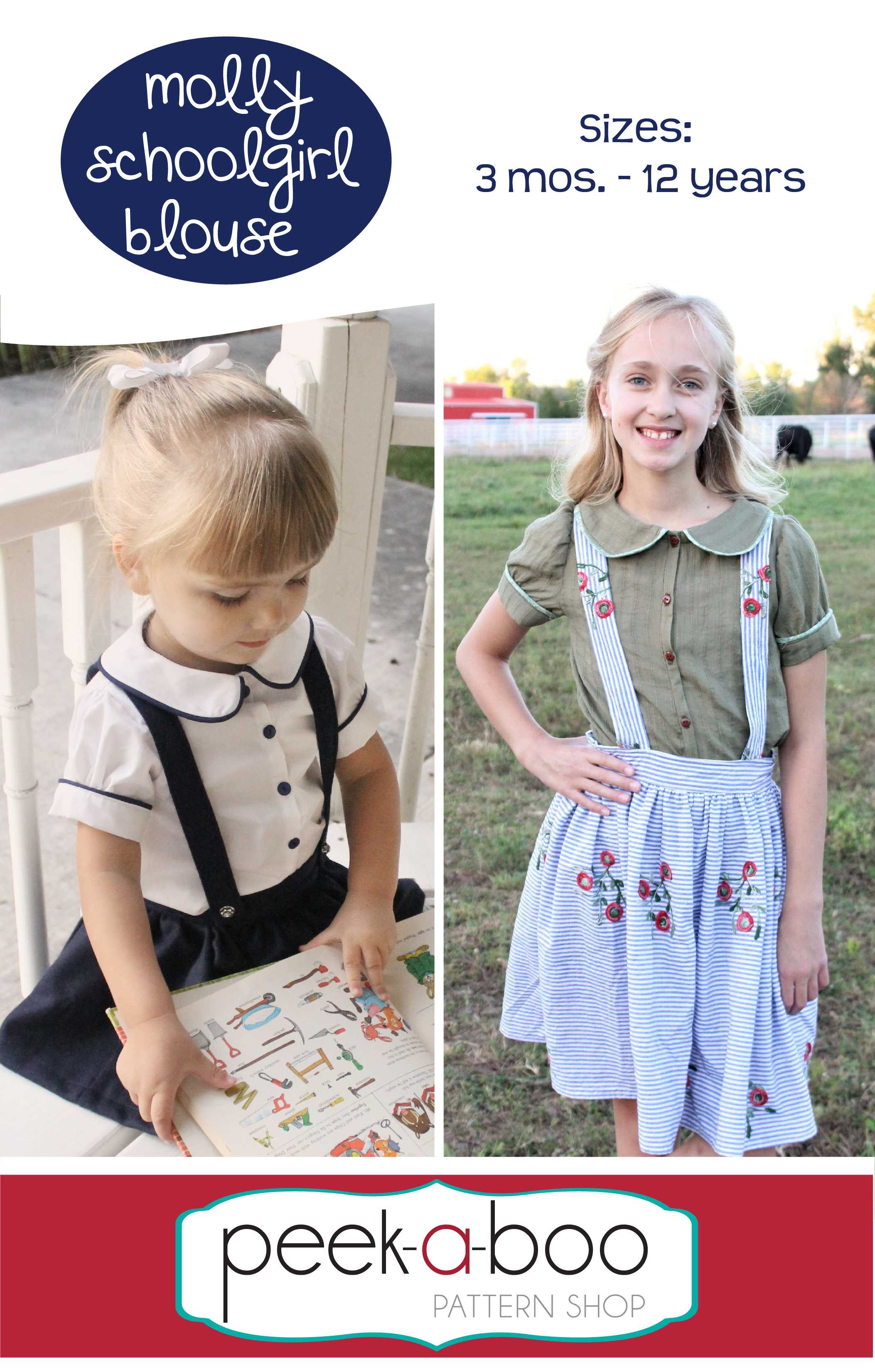 Molly Schoolgirl Blouse Pattern