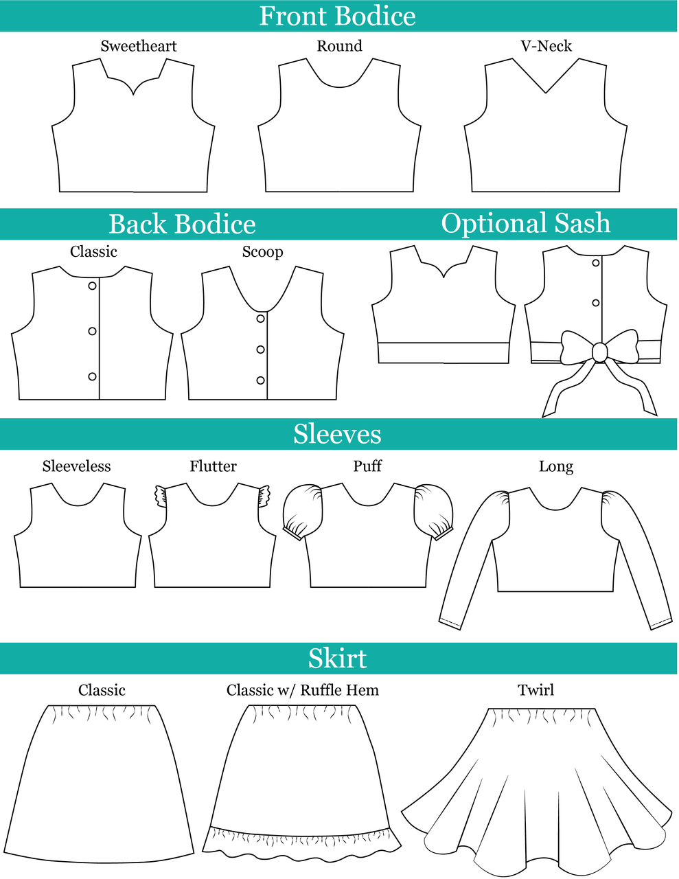Wildflower Dress Pattern | PDF Sewing Pattern