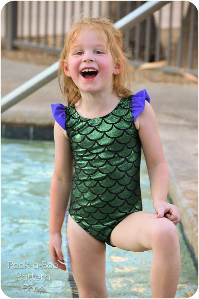 Leotard Pattern, Swimsuit Pattern - LEOTARD #12 Girls, Sleeveless