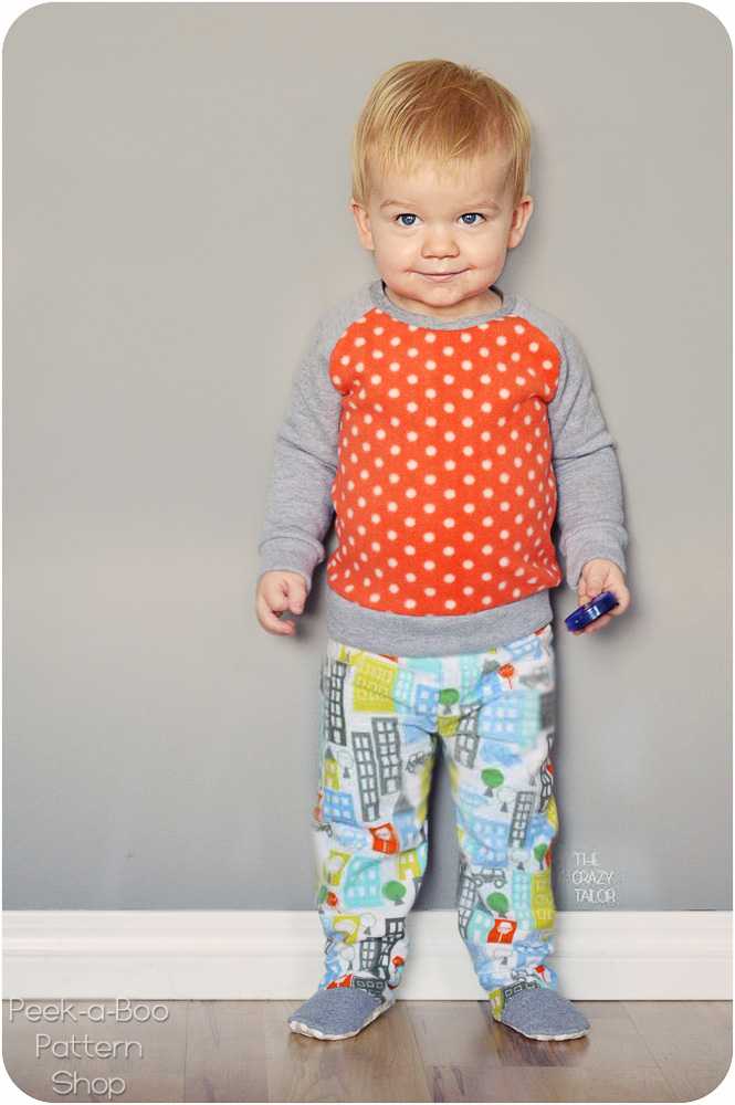 Happy Feet Pajamas Pattern | PDF Sewing Pattern