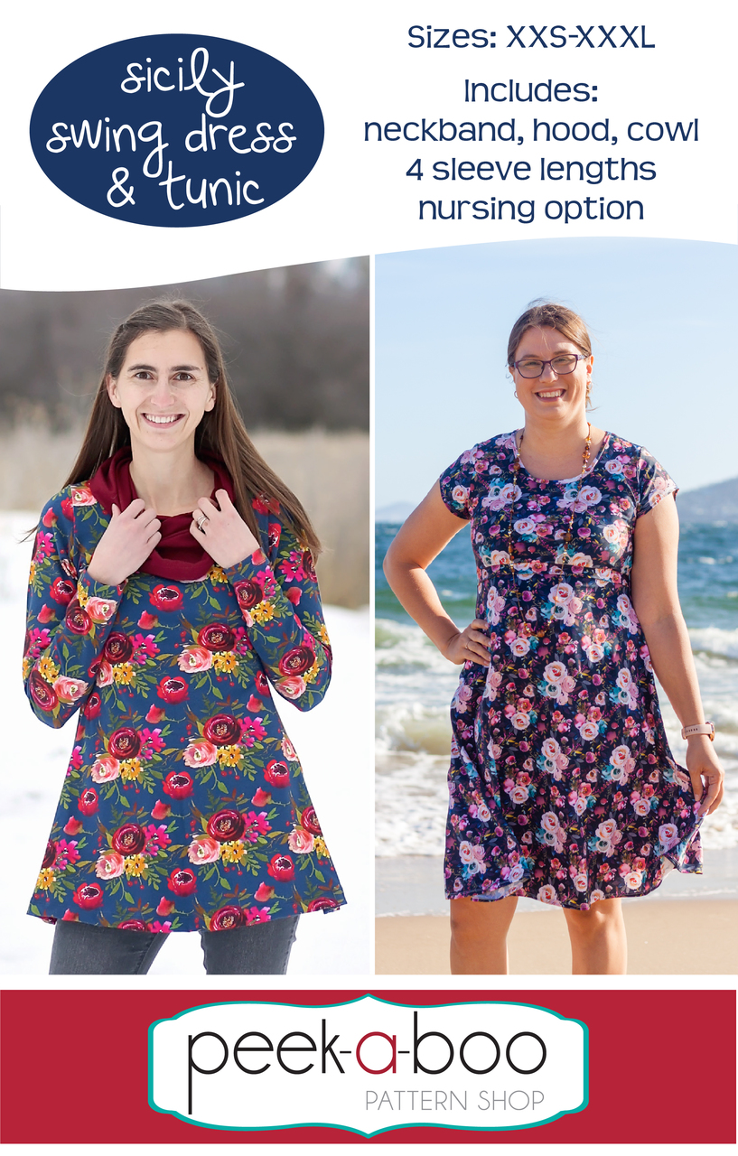 Sicily Swing Dress Pattern | PDF Sewing Pattern