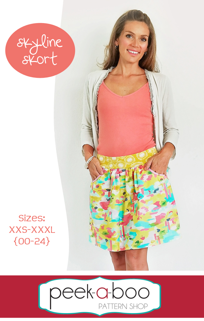 Skyline Women's Skort Pattern | PDF Sewing Pattern