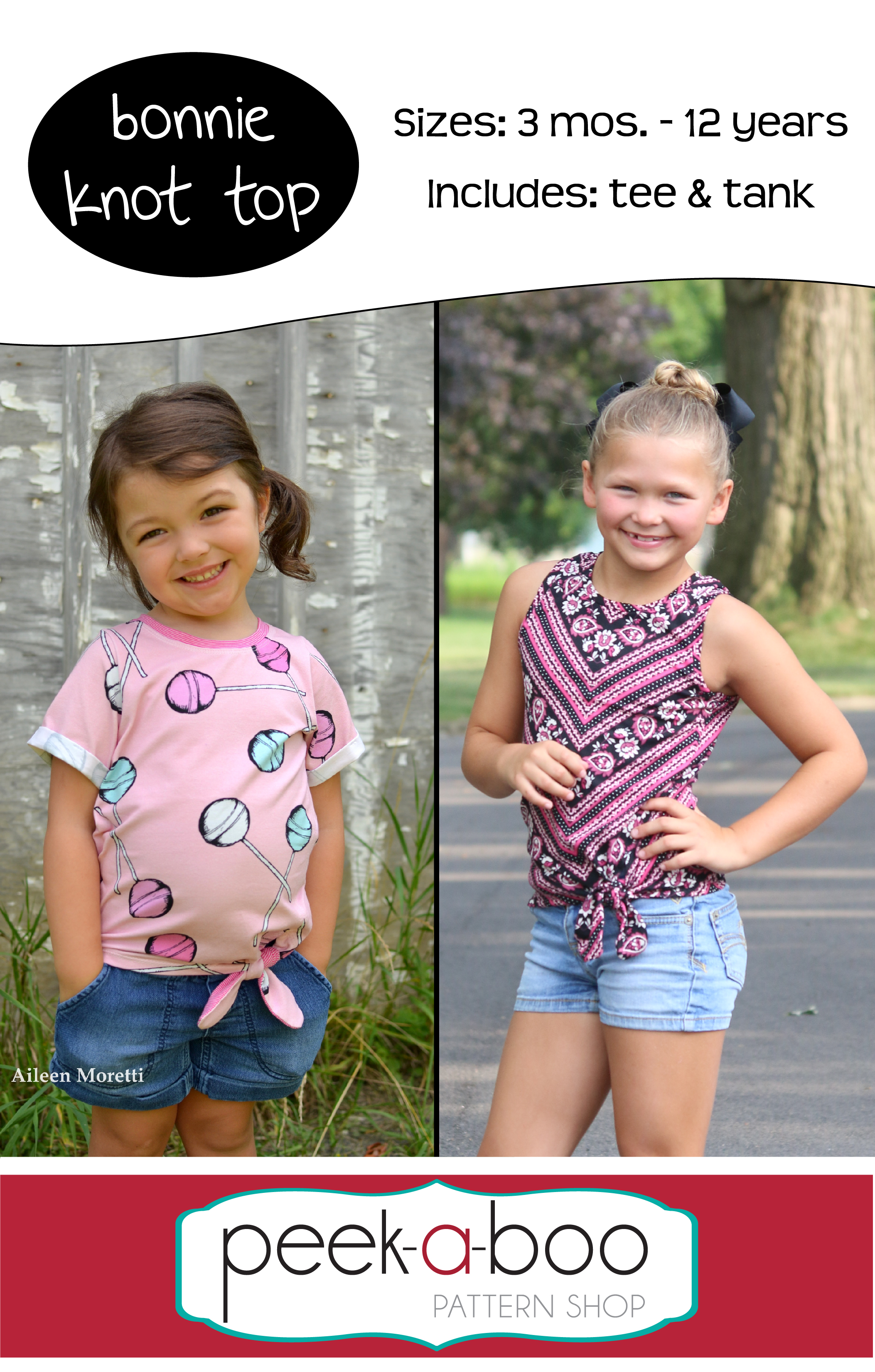 Girls Knit Tank Top Pattern and Tutorial (size 3 to 16