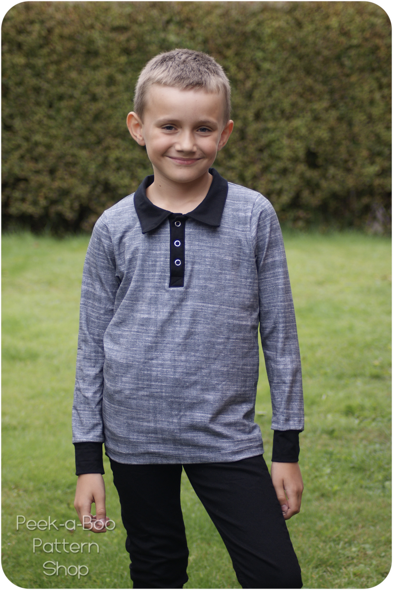 Declan Kid's Pullover Pattern | PDF Sewing Pattern