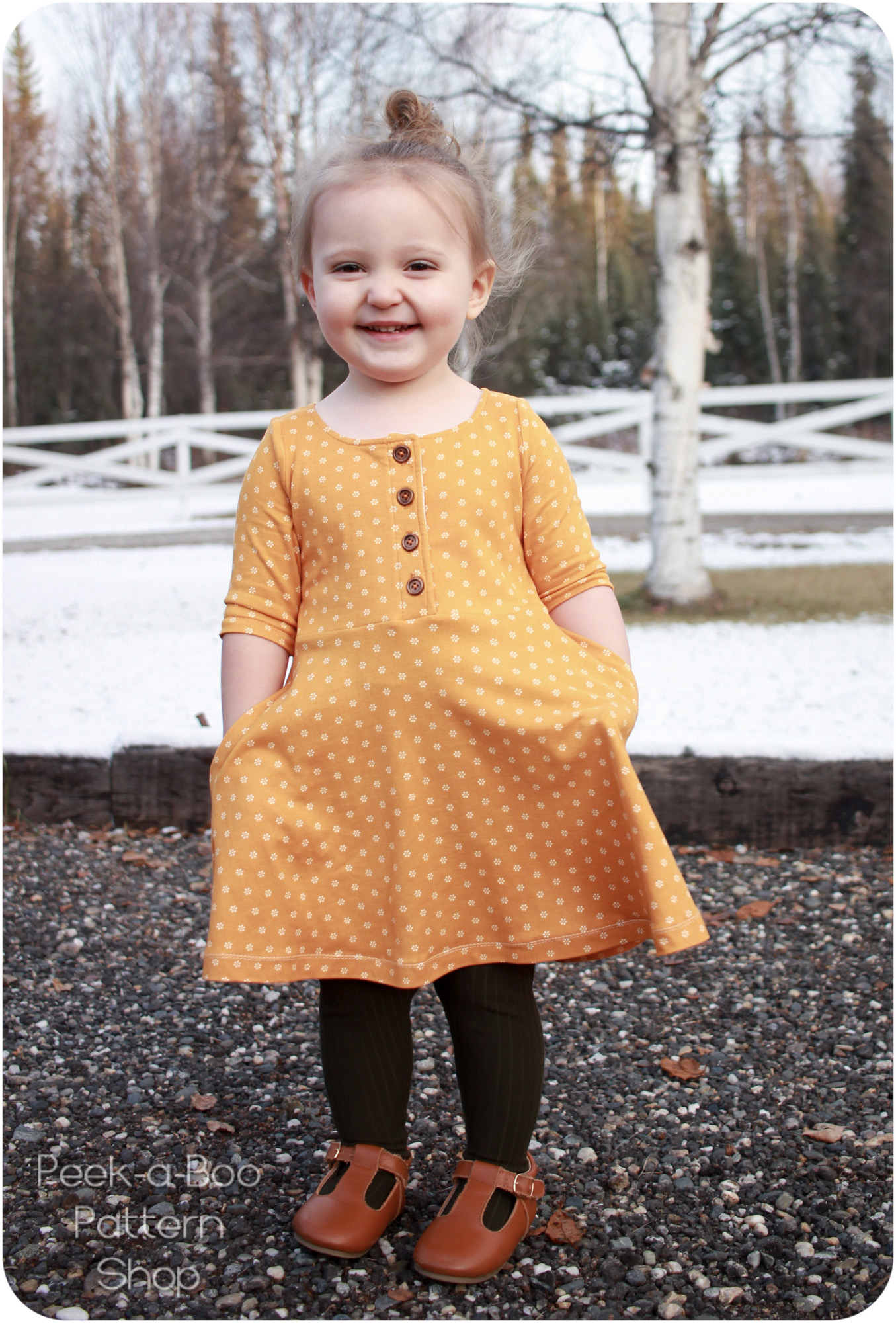 Everly Girl's Dress Pattern | PDF Sewing Patterns