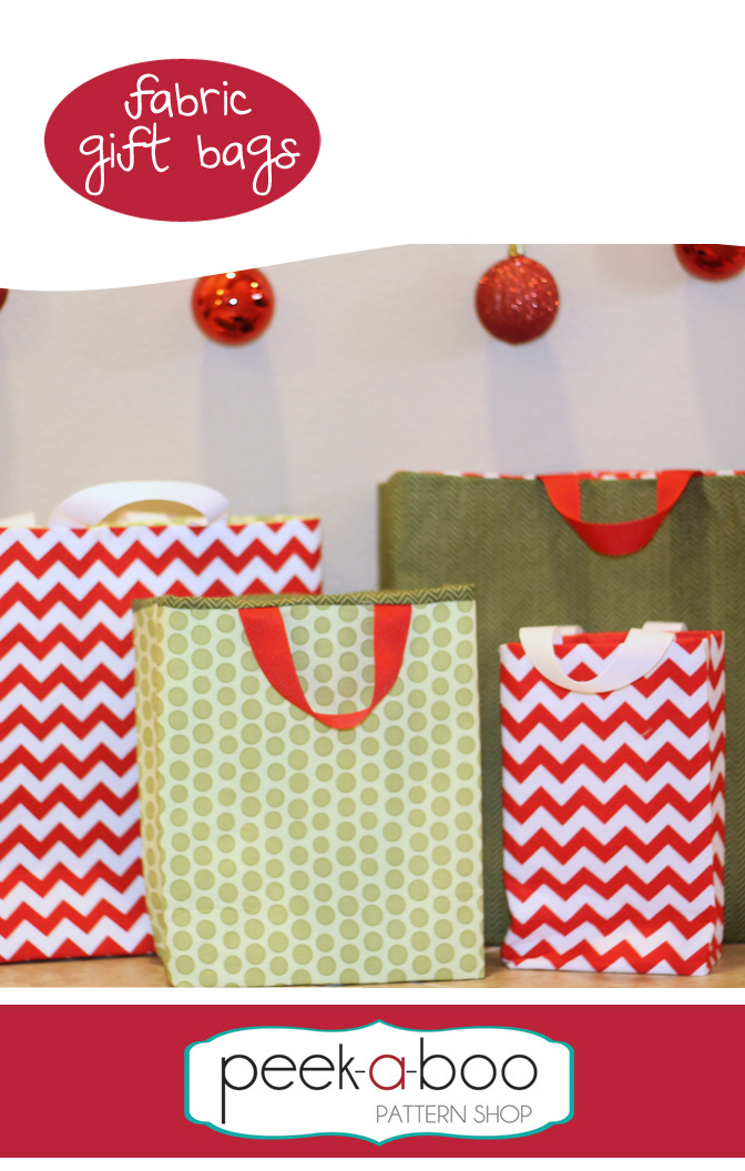 Fabric Gift Bag Pattern | PDF Sewing Pattern