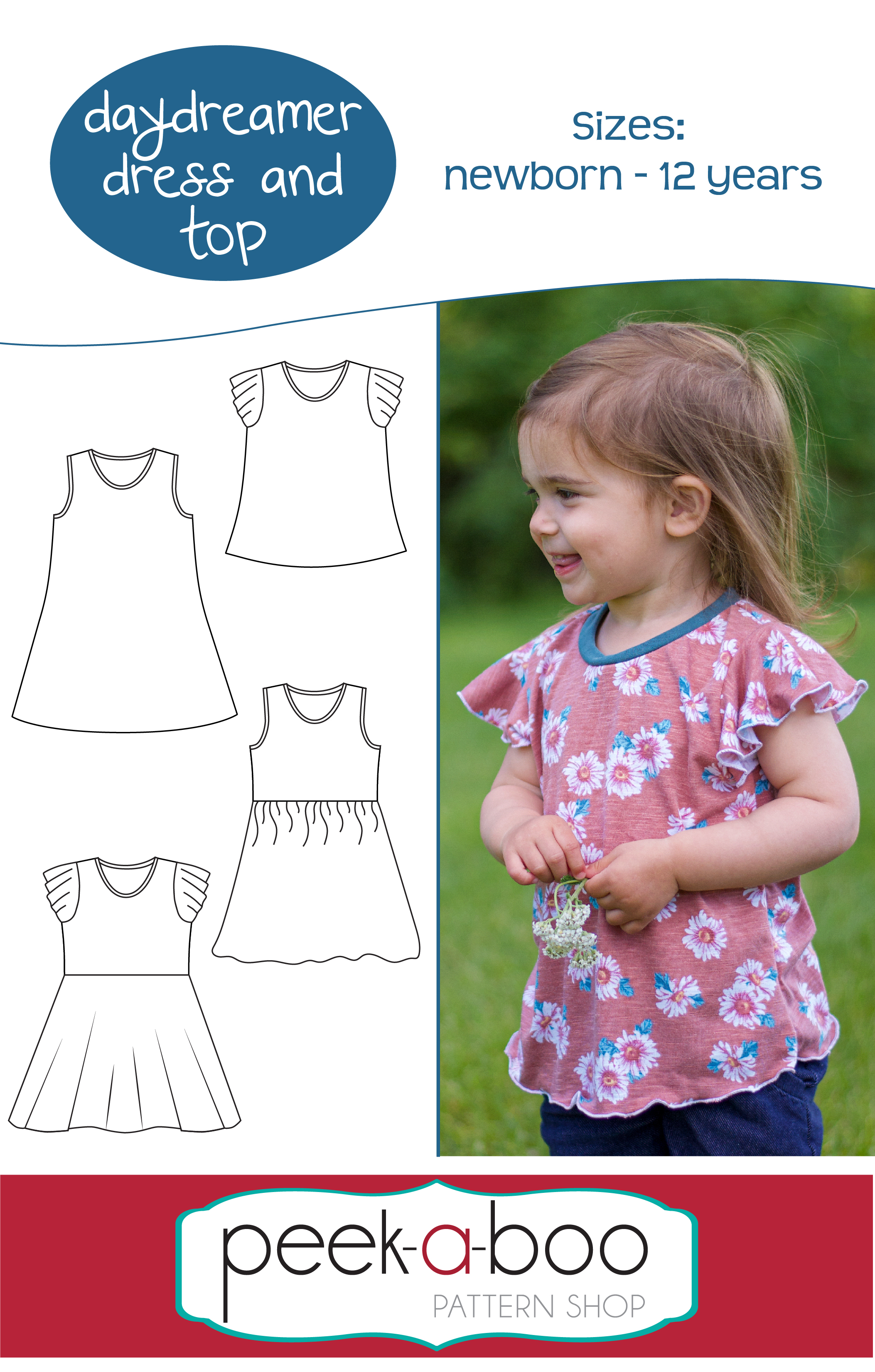 Daydreamer Dress & Top Pattern | PDF Sewing Pattern