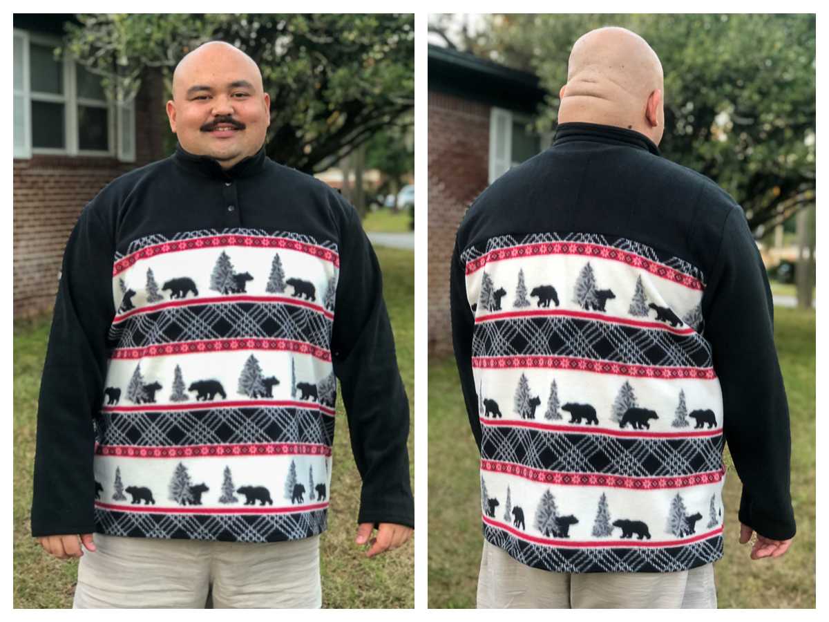 Denali Men's Fleece Pullover Pattern | PDF Sewing Patterns