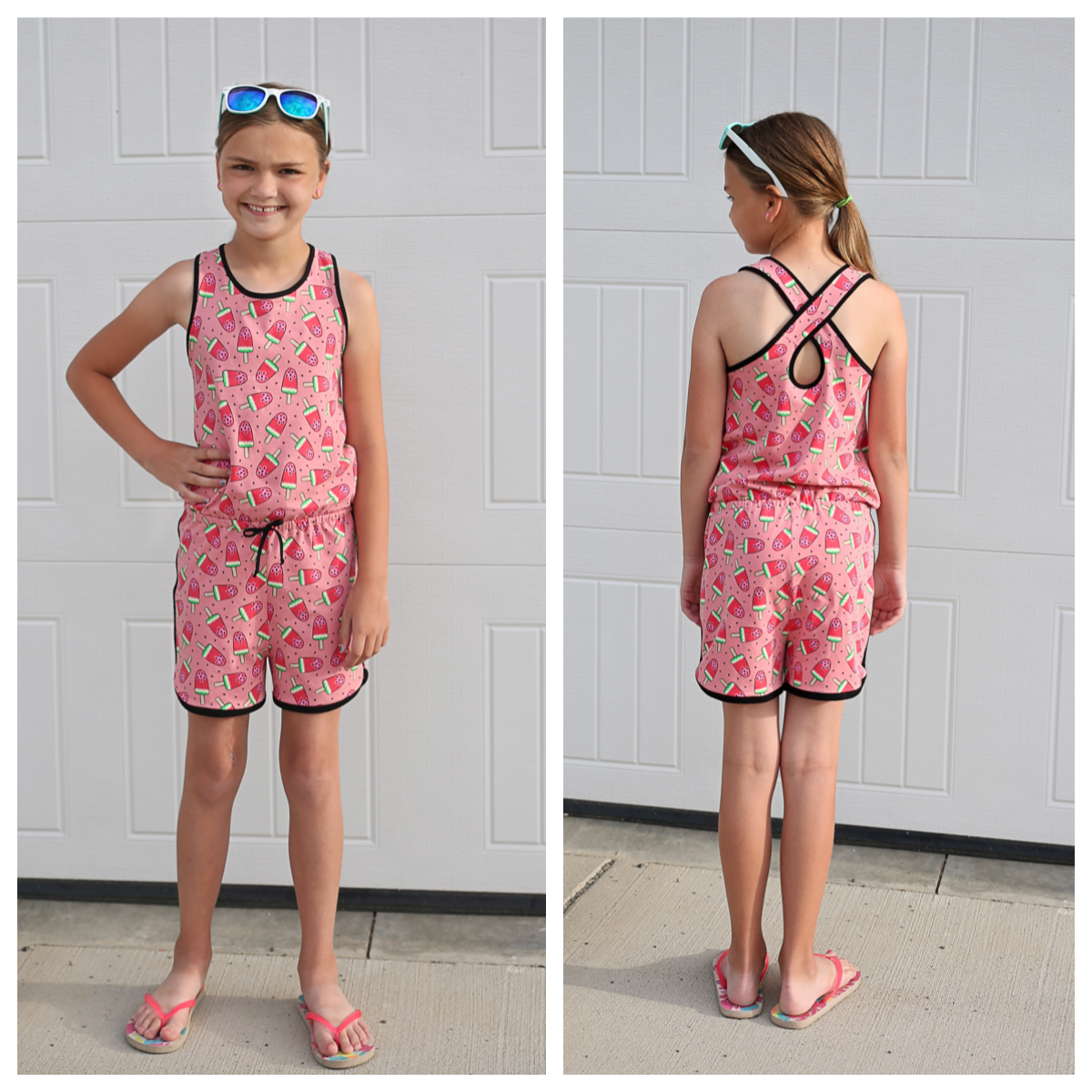 Susie Q's Ruffled Tank Top and Dress Sizes 2T to 14 Kids PDF Sewing Pattern