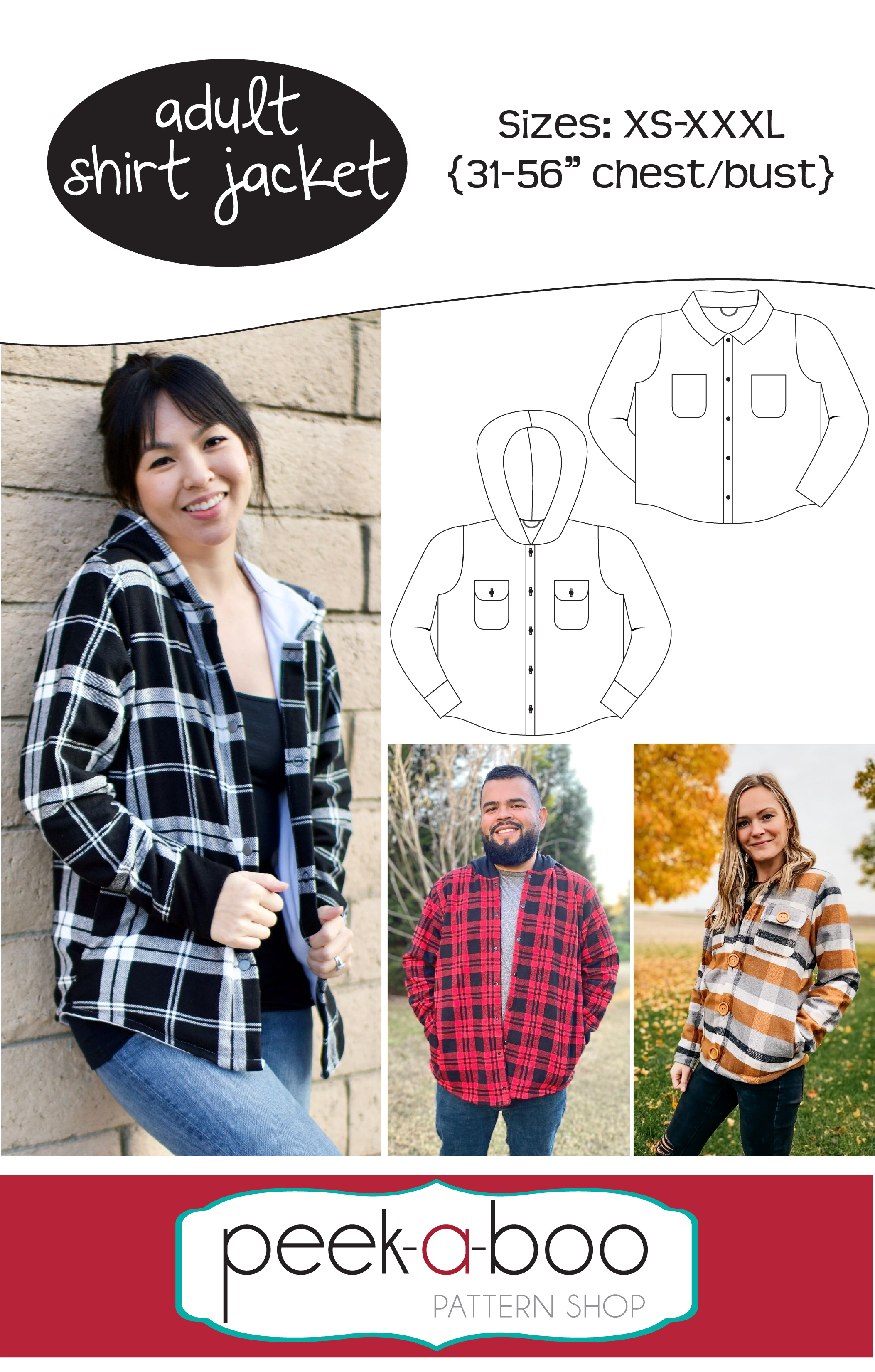 Adult Shirt Jacket Pattern