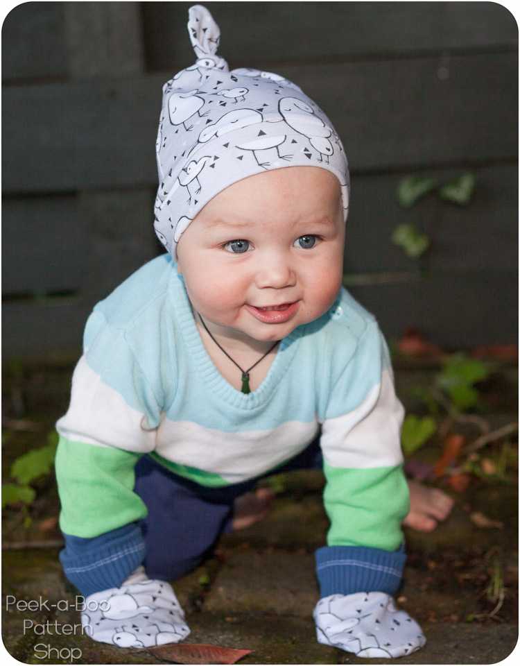 Baby Hat Pattern and Mitten Pattern | PDF Sewing Pattern