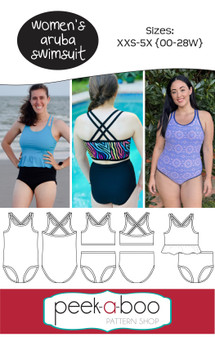 Women's Aruba Swimsuit Pattern
